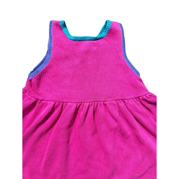 Vtg Gymboree Knit Jumper Sweater Dress Rainbow Tag Sz M 2/3 - Picture 7 of 9